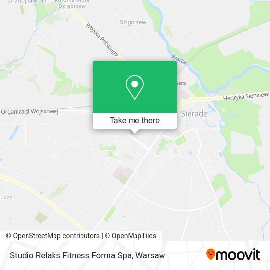 Studio Relaks Fitness Forma Spa map