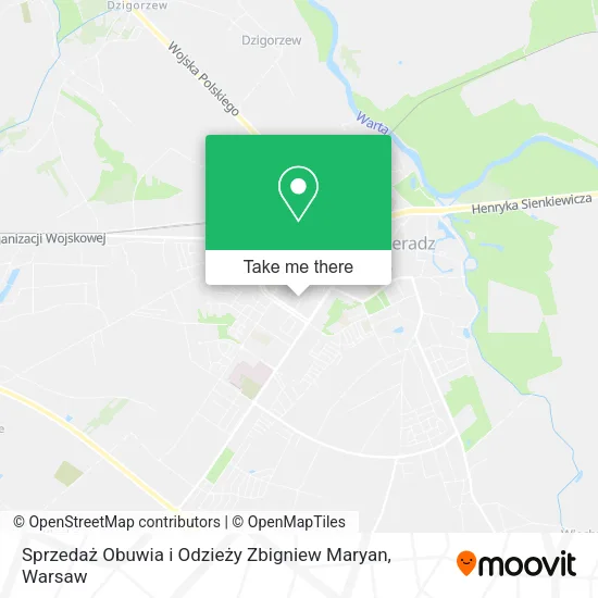 Sprzedaż Obuwia i Odzieży Zbigniew Maryan map