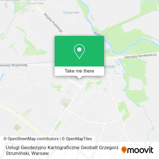 Карта Usługi Geodezyjno Kartograficzne Geobalt Grzegorz Strumiński