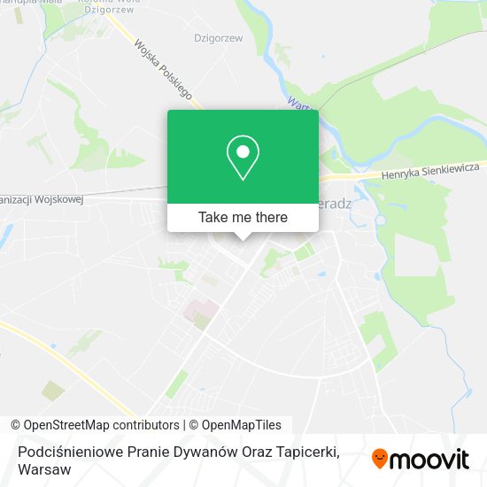 Карта Podciśnieniowe Pranie Dywanów Oraz Tapicerki