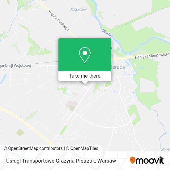 Карта Usługi Transportowe Grażyna Pietrzak