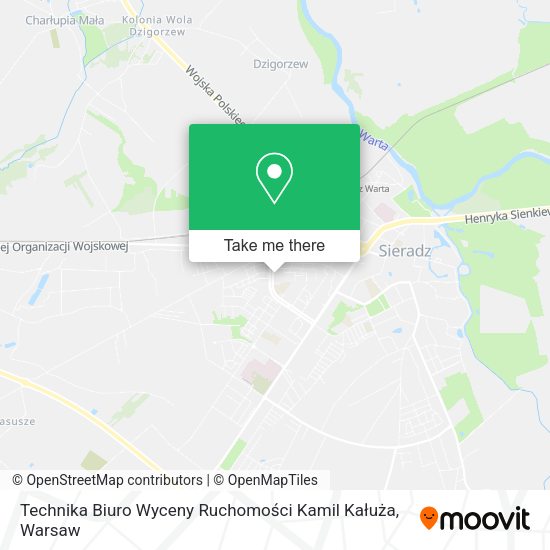 Technika Biuro Wyceny Ruchomości Kamil Kałuża map