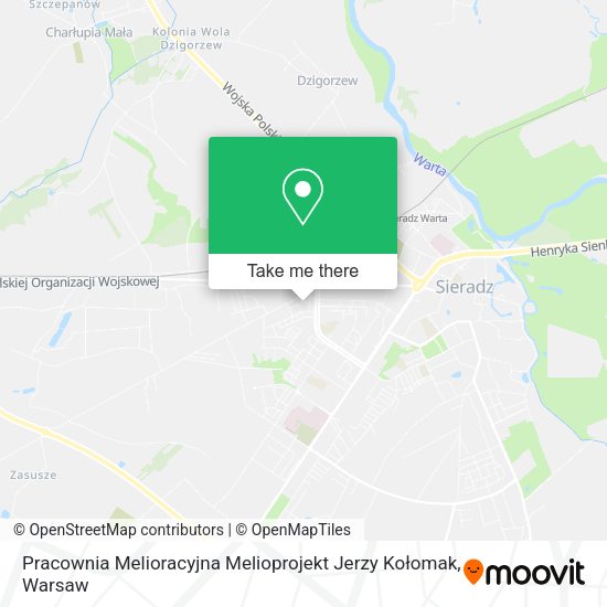 Pracownia Melioracyjna Melioprojekt Jerzy Kołomak map