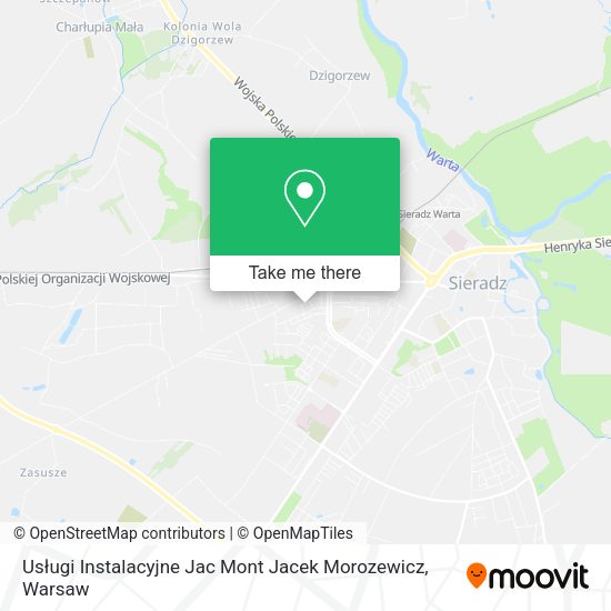 Карта Usługi Instalacyjne Jac Mont Jacek Morozewicz