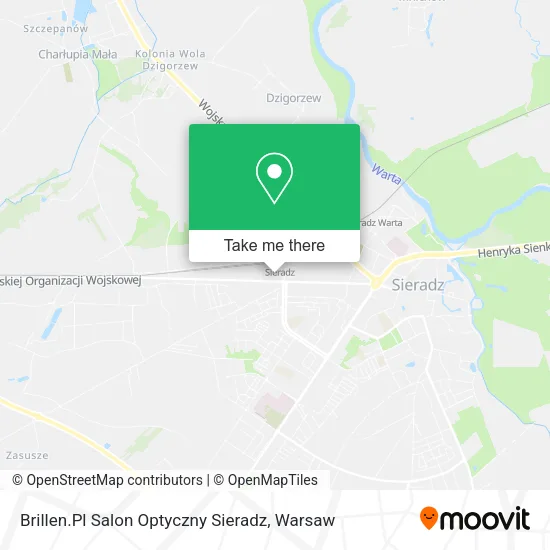 Карта Brillen.Pl Salon Optyczny Sieradz