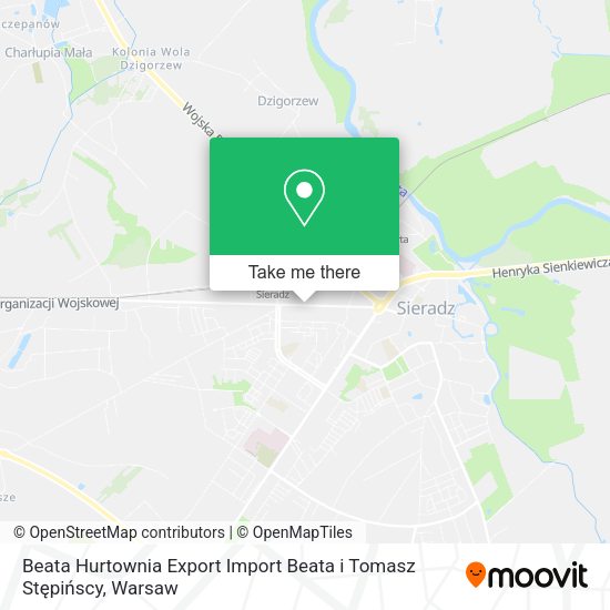 Beata Hurtownia Export Import Beata i Tomasz Stępińscy map