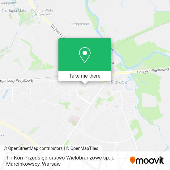 Tir-Kon Przedsiębiorstwo Wielobranżowe sp. j. Marcinkowscy map