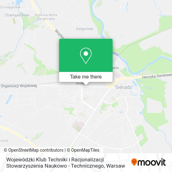 Wojewódzki Klub Techniki i Racjonalizacji Stowarzyszenia Naukowo - Technicznego map