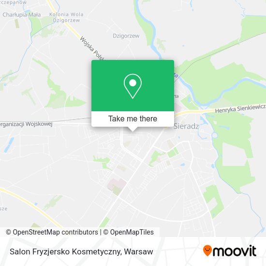 Карта Salon Fryzjersko Kosmetyczny