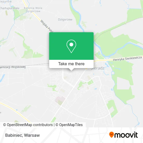 Карта Babiniec