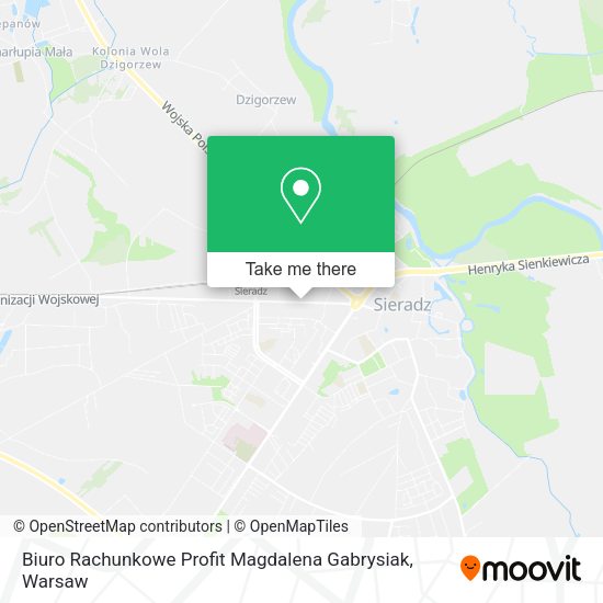 Biuro Rachunkowe Profit Magdalena Gabrysiak map