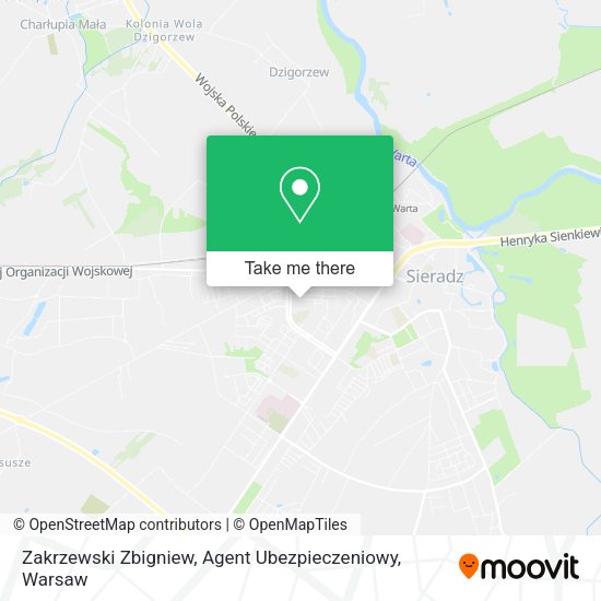 Zakrzewski Zbigniew, Agent Ubezpieczeniowy map