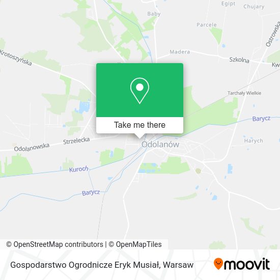 Gospodarstwo Ogrodnicze Eryk Musiał map