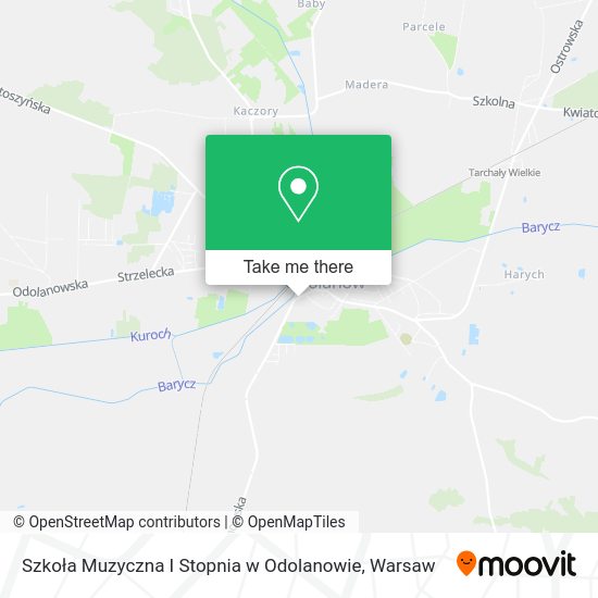 Szkoła Muzyczna I Stopnia w Odolanowie map