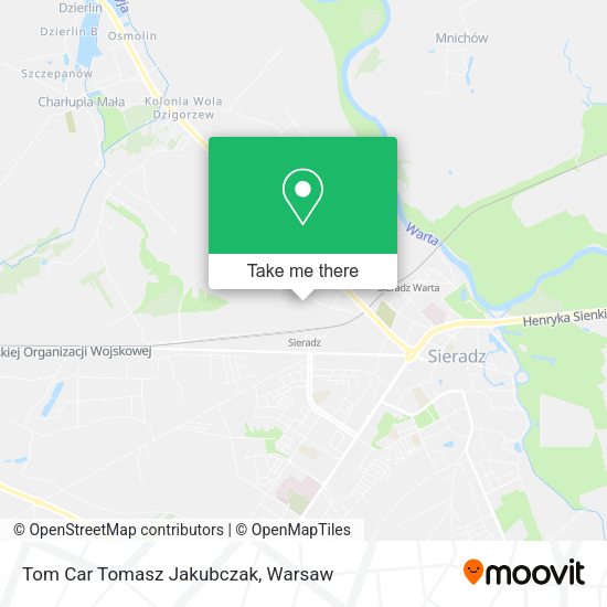 Tom Car Tomasz Jakubczak map