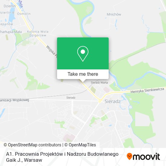 A1. Pracownia Projektów i Nadzoru Budowlanego Gaik J. map