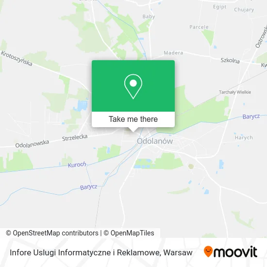 Карта Infore Uslugi Informatyczne i Reklamowe