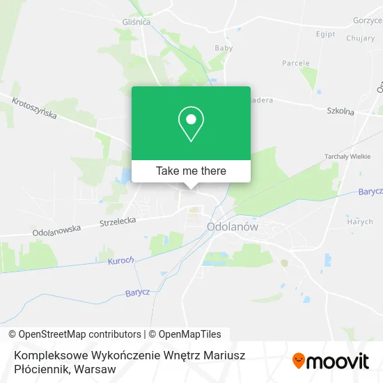 Карта Kompleksowe Wykończenie Wnętrz Mariusz Płóciennik