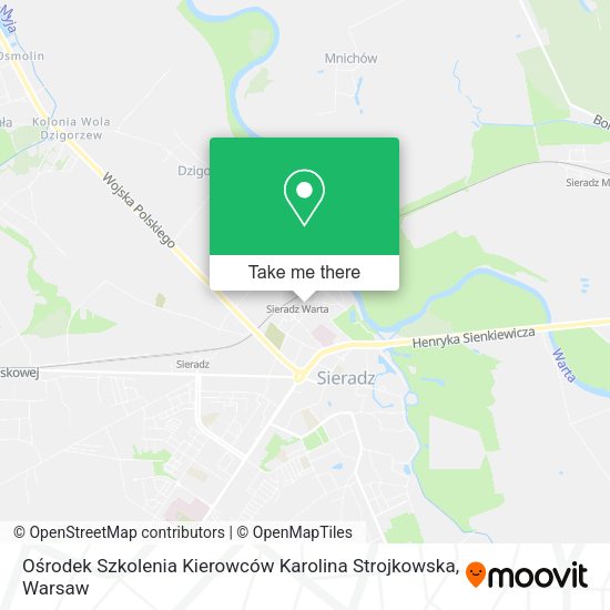 Ośrodek Szkolenia Kierowców Karolina Strojkowska map