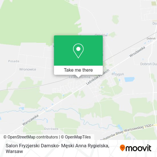 Salon Fryzjerski Damsko- Męski Anna Rygielska map