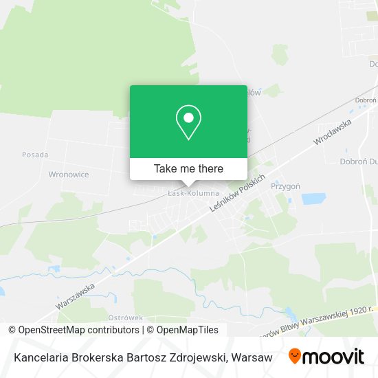 Kancelaria Brokerska Bartosz Zdrojewski map