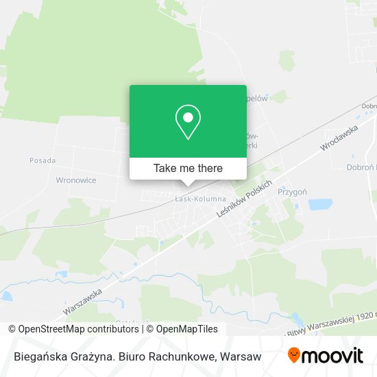 Biegańska Grażyna. Biuro Rachunkowe map