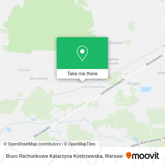 Biuro Rachunkowe Katarzyna Kostrzewska map