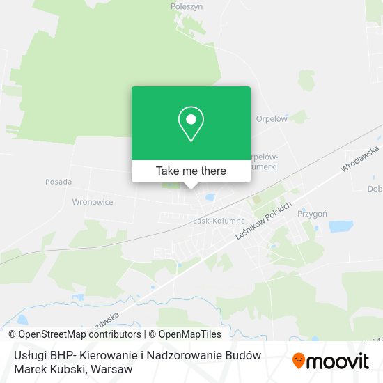 Usługi BHP- Kierowanie i Nadzorowanie Budów Marek Kubski map