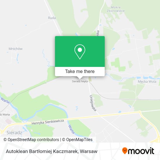 Autoklean Bartłomiej Kaczmarek map