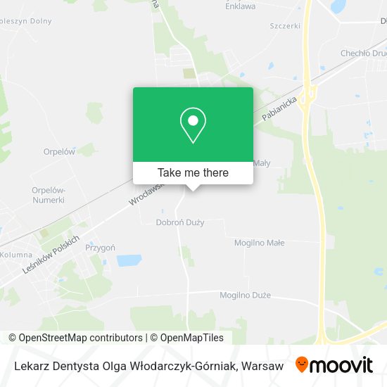 Lekarz Dentysta Olga Włodarczyk-Górniak map