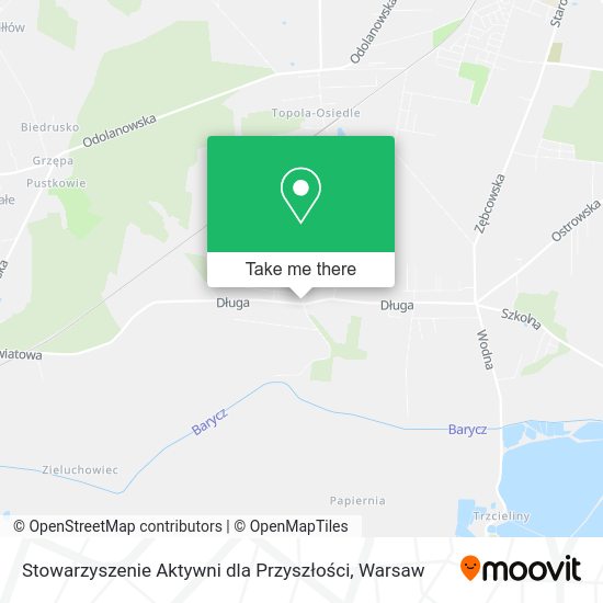 Stowarzyszenie Aktywni dla Przyszłości map