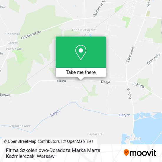 Firma Szkoleniowo-Doradcza Marka Marta Kaźmierczak map