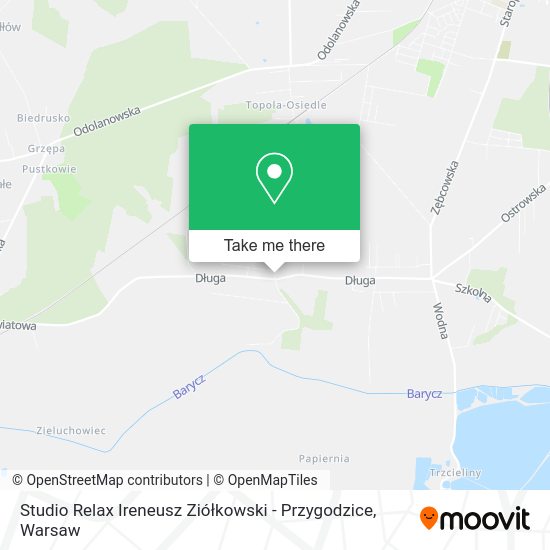 Studio Relax Ireneusz Ziółkowski - Przygodzice map