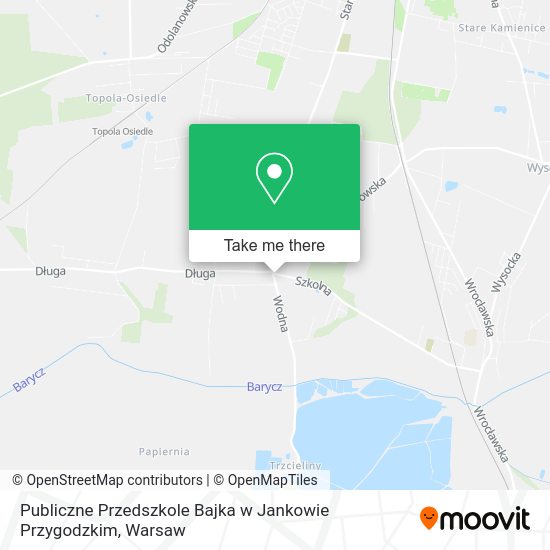 Publiczne Przedszkole Bajka w Jankowie Przygodzkim map