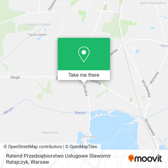 Ratend Przedsiębiorstwo Usługowe Sławomir Ratajczyk map