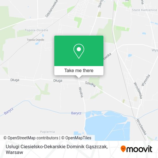 Usługi Ciesielsko-Dekarskie Dominik Gąszczak map