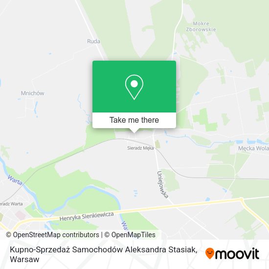 Kupno-Sprzedaż Samochodów Aleksandra Stasiak map