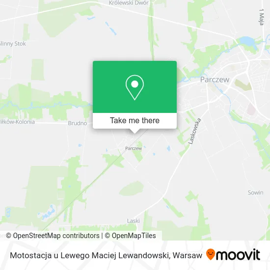 Карта Motostacja u Lewego Maciej Lewandowski