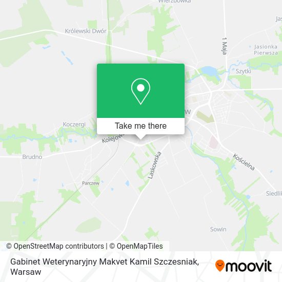 Gabinet Weterynaryjny Makvet Kamil Szczesniak map