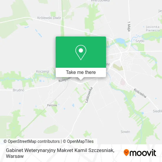 Карта Gabinet Weterynaryjny Makvet Kamil Szczesniak