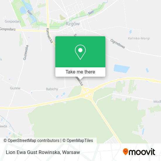 Lion Ewa Gust Rowinska map