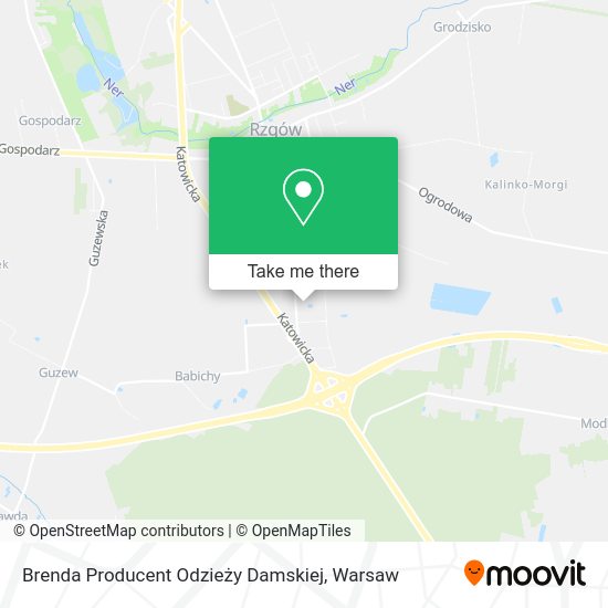 Brenda Producent Odzieży Damskiej map