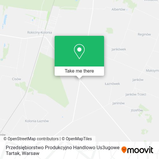 Przedsiębiorstwo Produkcyjno Handlowo Us3ugowe Tartak map