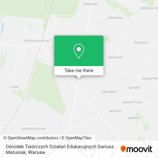 Ośrodek Twórczych Działań Edukacyjnych Dariusz Matusiak map