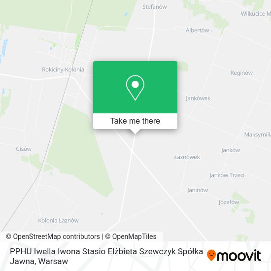 PPHU Iwella Iwona Stasio Elżbieta Szewczyk Spółka Jawna map