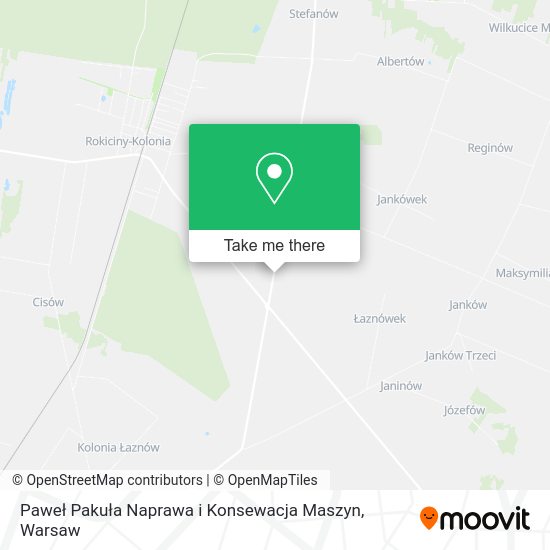 Paweł Pakuła Naprawa i Konsewacja Maszyn map