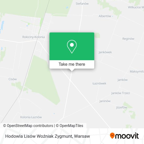 Hodowla Lisów Woźniak Zygmunt map