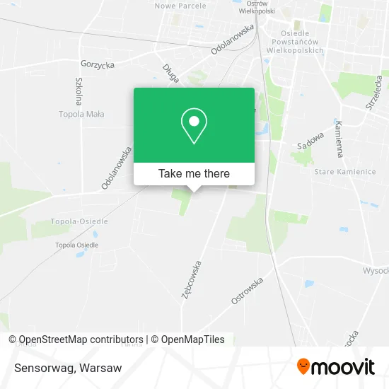 Карта Sensorwag