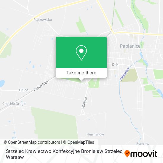 Strzelec Krawiectwo Konfekcyjne Bronisław Strzelec map