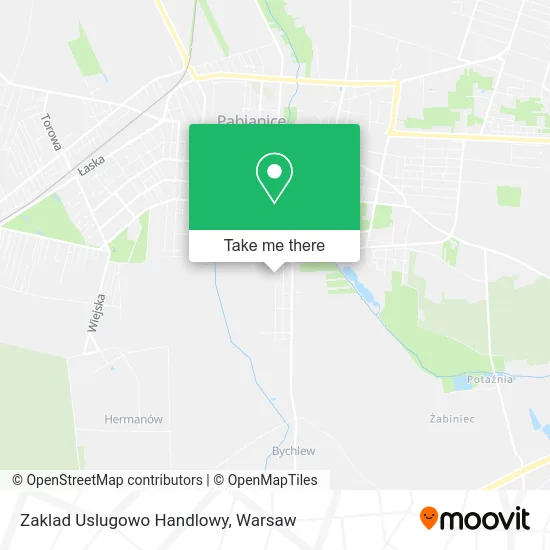 Карта Zaklad Uslugowo Handlowy
